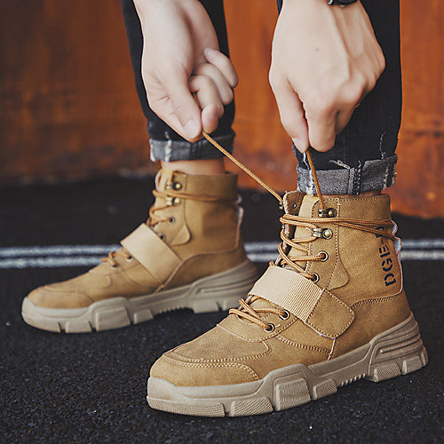 Men's Suede Fall & Winter Classic / British Boots Hiking Shoes / Walking Shoes Breathable Light Brown / Khaki / Black
Men's Suede Fall & Winter Classic / British Boots Hiking Shoes / Walking Shoes Breathable Light Brown / Khaki / Black
