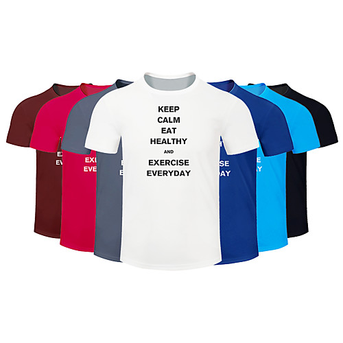 Men's Running T-Shirt Workout Shirt Round Neck Running Walking Jogging Breathable Quick Dry Moisture Wicking Sportswear Plus Size Tee / T-shirt Top Short Sleeve Activewear Micro-elastic
Men's Running T-Shirt Workout Shirt Round Neck Running Walking Jogging Breathable Quick Dry Moisture Wicking Sportswear Plus Size Tee / T-shirt Top Short Sleeve Activewear Micro-elastic