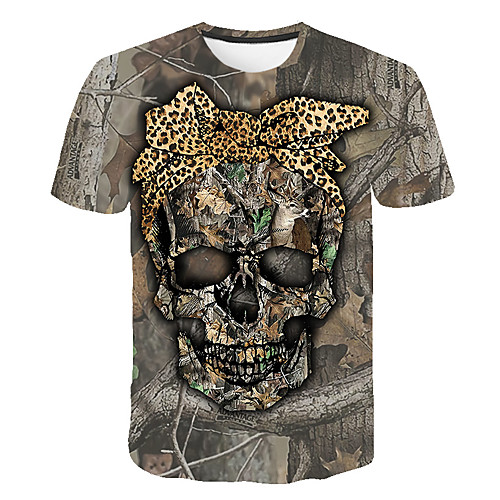 Men's Skull Print T-shirt Vintage Daily Going out Round Neck Gray / Short Sleeve
Men's Skull Print T-shirt Vintage Daily Going out Round Neck Gray / Short Sleeve
