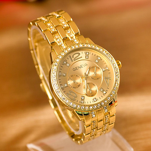 Women's Quartz Watches Elegant Fashion Silver Gold Rose Gold Stainless Steel Chinese Quartz Rose Gold Gold Silver Imitation Diamond Large Dial 30 m 1 pc Analog One Year Battery Life
Women's Quartz Watches Elegant Fashion Silver Gold Rose Gold Stainless Steel Chinese Quartz Rose Gold Gold Silver Imitation Diamond Large Dial 30 m 1 pc Analog One Year Battery Life