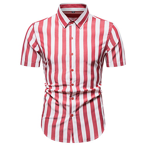 Men's Striped Print Shirt Business Elegant Work Club Black / Blue / Red / Short Sleeve
Men's Striped Print Shirt Business Elegant Work Club Black / Blue / Red / Short Sleeve