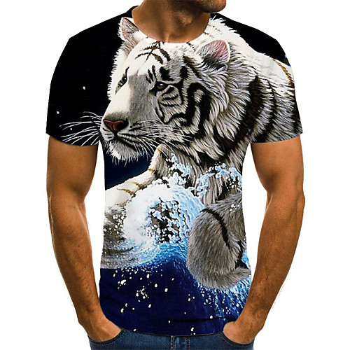 Men's T shirt Geometric 3D Plus Size Print Short Sleeve Daily Tops Basic Streetwear Black
Men's T shirt Geometric 3D Plus Size Print Short Sleeve Daily Tops Basic Streetwear Black