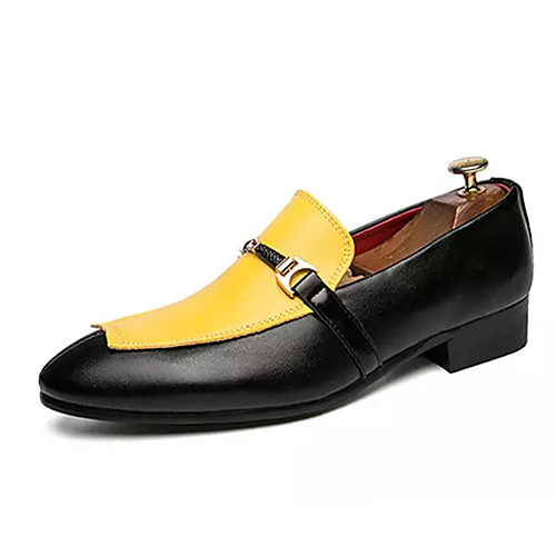 Men's PU Spring & Summer Casual Loafers & Slip-Ons Non-slipping Color Block Yellow / Red / Black
Men's PU Spring & Summer Casual Loafers & Slip-Ons Non-slipping Color Block Yellow / Red / Black