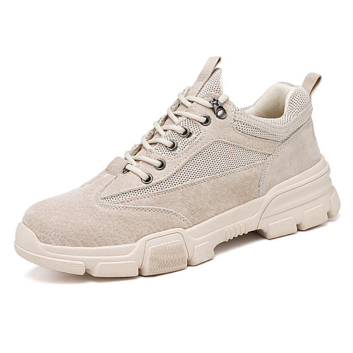 Men's Summer / Fall Casual / Preppy Athletic Daily Boots Walking Shoes Suede / Mesh Non-slipping White / Black / Beige
Men's Summer / Fall Casual / Preppy Athletic Daily Boots Walking Shoes Suede / Mesh Non-slipping White / Black / Beige