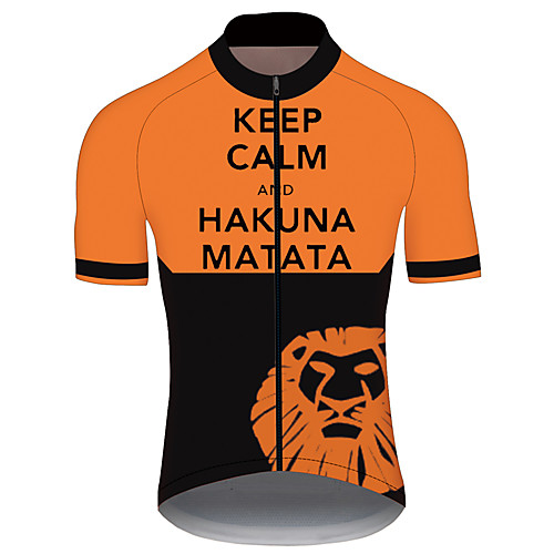 21Grams Men's Short Sleeve Cycling Jersey Spandex Black / Orange Patchwork Lion Animal Bike Jersey Top Mountain Bike MTB Road Bike Cycling UV Resistant Quick Dry Breathable Sports Clothing Apparel
21Grams Men's Short Sleeve Cycling Jersey Spandex Black / Orange Patchwork Lion Animal Bike Jersey Top Mountain Bike MTB Road Bike Cycling UV Resistant Quick Dry Breathable Sports Clothing Apparel