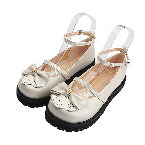 Women's Flats Flat Heel Round Toe Bowknot PU Sweet Spring & Fall / Spring & Summer White / Black / Coffee
Women's Flats Flat Heel Round Toe Bowknot PU Sweet Spring & Fall / Spring & Summer White / Black / Coffee