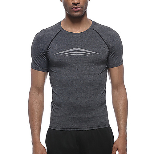Men's Geometric Slim T-shirt - Cotton Daily Round Neck Black / Gray / Short Sleeve
Men's Geometric Slim T-shirt - Cotton Daily Round Neck Black / Gray / Short Sleeve
