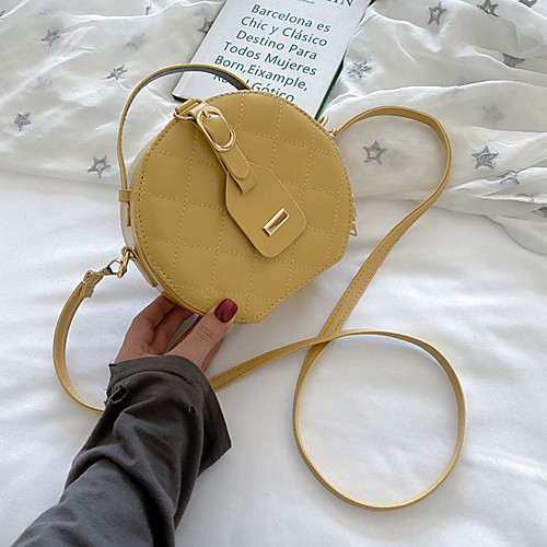 Women's Chain Polyester / PU Top Handle Bag Solid Color White / Black / Yellow
Women's Chain Polyester / PU Top Handle Bag Solid Color White / Black / Yellow