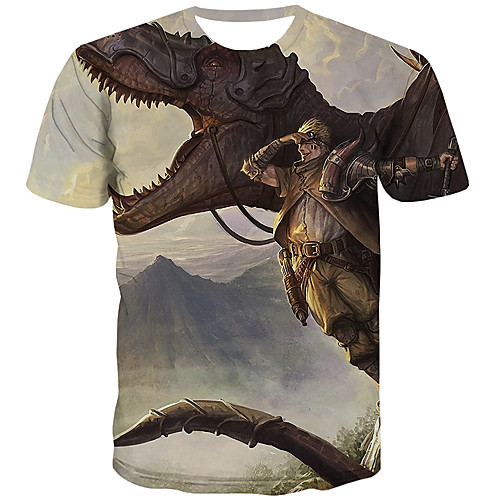 Men's Plus Size 3D Print T-shirt Street chic Daily Round Neck Rainbow / Short Sleeve
Men's Plus Size 3D Print T-shirt Street chic Daily Round Neck Rainbow / Short Sleeve