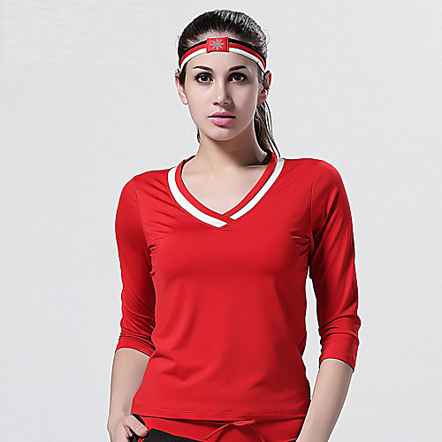 Women's Yoga Top Patchwork Solid Color White Black Purple Red Green Yoga Running Fitness Top Half Sleeve Sport Activewear Breathable Quick Dry Moisture Wicking Comfortable Micro-elastic Slim
Women's Yoga Top Patchwork Solid Color White Black Purple Red Green Yoga Running Fitness Top Half Sleeve Sport Activewear Breathable Quick Dry Moisture Wicking Comfortable Micro-elastic Slim