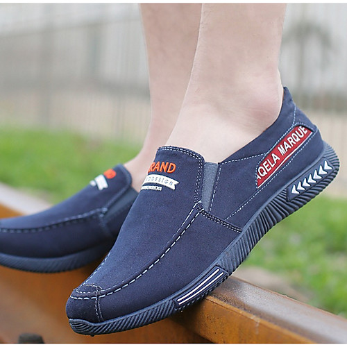 Men's Spring & Summer Casual Daily Loafers & Slip-Ons Canvas Black / Blue / Gray
Men's Spring & Summer Casual Daily Loafers & Slip-Ons Canvas Black / Blue / Gray