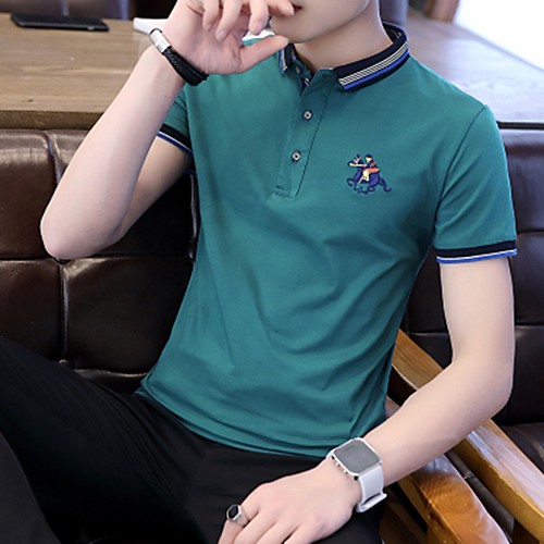 Men's Animal Embroidered Polo Business Basic Daily Work Wine / White / Yellow / Army Green / Fuchsia / Green / Dusty Blue / Royal Blue
Men's Animal Embroidered Polo Business Basic Daily Work Wine / White / Yellow / Army Green / Fuchsia / Green / Dusty Blue / Royal Blue