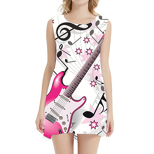 Women's A Line Dress - Sleeveless Geometric Letter Patchwork Summer 3D Print Sexy Daily Holiday Belt Not Included 2020 White Blue Red Blushing Pink Green Gray S M L XL XXL XXXL
Women's A Line Dress - Sleeveless Geometric Letter Patchwork Summer 3D Print Sexy Daily Holiday Belt Not Included 2020 White Blue Red Blushing Pink Green Gray S M L XL XXL XXXL