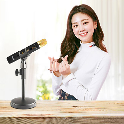 Wired Microphone Condenser Microphone Wireless Mobile Power Supply Speaker BC-S009 Bluetooth 4.2 for Studio Recording & Broadcasting Notebooks and Laptops PC Mobile Phone
Wired Microphone Condenser Microphone Wireless Mobile Power Supply Speaker BC-S009 Bluetooth 4.2 for Studio Recording & Broadcasting Notebooks and Laptops PC Mobile Phone