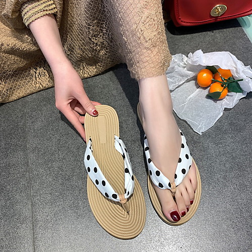 Women's Sandals Flat Sandal Summer Flat Heel Open Toe Daily Canvas White / Black / Red
Women's Sandals Flat Sandal Summer Flat Heel Open Toe Daily Canvas White / Black / Red