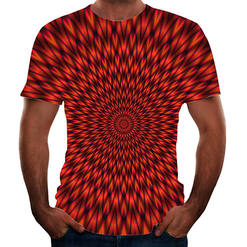Men's Plus Size Color Block 3D T-shirt Basic Going out Weekend Round Neck Rainbow / Short Sleeve / Animal
Men's Plus Size Color Block 3D T-shirt Basic Going out Weekend Round Neck Rainbow / Short Sleeve / Animal