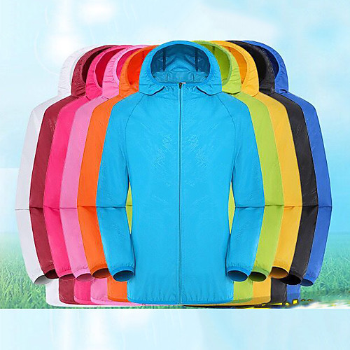 Men's Women's Hiking Jacket Hiking Skin Jacket Outdoor Solid Color Waterproof Sunscreen UV Resistant Breathable Jacket Hoodie Top Single Slider Hunting Fishing Running White Black Yellow Red Fuchsia
Men's Women's Hiking Jacket Hiking Skin Jacket Outdoor Solid Color Waterproof Sunscreen UV Resistant Breathable Jacket Hoodie Top Single Slider Hunting Fishing Running White Black Yellow Red Fuchsia