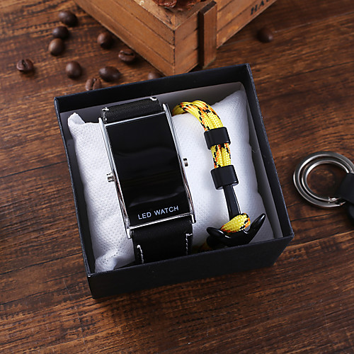 Men's Sport Watch Digital PU Leather Black Chronograph New Design LED Light Analog Fashion Cool - Black
Men's Sport Watch Digital PU Leather Black Chronograph New Design LED Light Analog Fashion Cool - Black