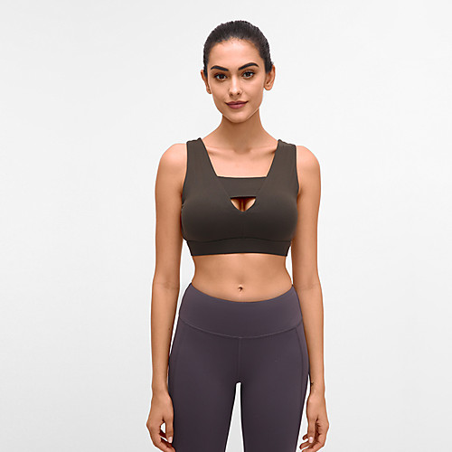 Women's Bra Top High Support Removable Pad Wireless Fashion Green Gray Nylon Yoga Running Fitness Bra Top Sport Activewear Breathable Comfort High Impact Quick Dry Stretchy
Women's Bra Top High Support Removable Pad Wireless Fashion Green Gray Nylon Yoga Running Fitness Bra Top Sport Activewear Breathable Comfort High Impact Quick Dry Stretchy