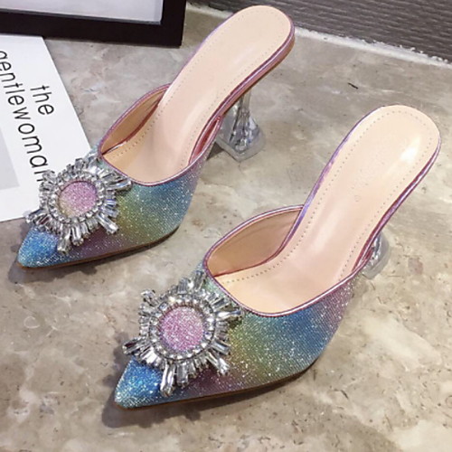 Women's Heels Summer Flared Heel Pointed Toe Daily Solid Colored Synthetics Rainbow
Women's Heels Summer Flared Heel Pointed Toe Daily Solid Colored Synthetics Rainbow