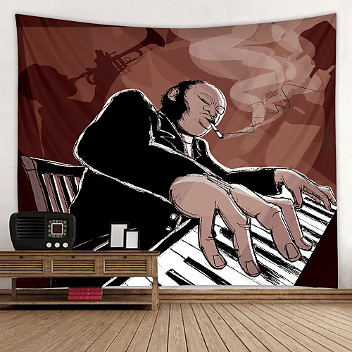 Piano Playing Digital Printed Tapestry Decor Wall Art Tablecloths Bedspread Picnic Blanket Beach Throw Tapestries Colorful Bedroom Hall Dorm Living Room Hanging
Piano Playing Digital Printed Tapestry Decor Wall Art Tablecloths Bedspread Picnic Blanket Beach Throw Tapestries Colorful Bedroom Hall Dorm Living Room Hanging