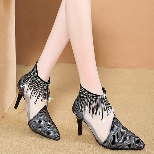 Women's Boots Summer Stiletto Heel Pointed Toe Daily PU Black / White / Black
Women's Boots Summer Stiletto Heel Pointed Toe Daily PU Black / White / Black