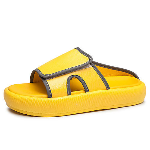 Men's Summer Casual Daily Outdoor Slippers & Flip-Flops Walking Shoes Synthetics Breathable Non-slipping Black / Yellow
Men's Summer Casual Daily Outdoor Slippers & Flip-Flops Walking Shoes Synthetics Breathable Non-slipping Black / Yellow
