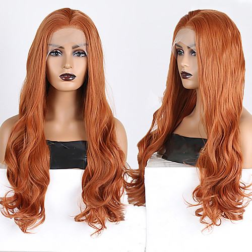 Synthetic Lace Front Wig Wavy Middle Part Lace Front Wig Long Orange Synthetic Hair 18-26 inch Women's Cosplay Soft Adjustable Brown
Synthetic Lace Front Wig Wavy Middle Part Lace Front Wig Long Orange Synthetic Hair 18-26 inch Women's Cosplay Soft Adjustable Brown