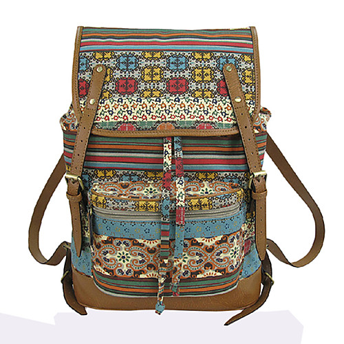 Adjustable Canvas PU Pattern / Print Commuter Backpack Floral Print Daily Maroon
Adjustable Canvas PU Pattern / Print Commuter Backpack Floral Print Daily Maroon