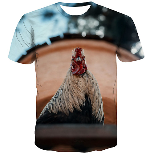 Men's Plus Size 3D Print T-shirt Street chic Daily Round Neck Rainbow / Short Sleeve
Men's Plus Size 3D Print T-shirt Street chic Daily Round Neck Rainbow / Short Sleeve