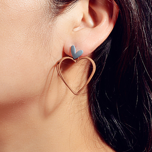 Women's Earrings Classic Sweet Heart Punk Korean Sweet Fashion Modern Earrings Jewelry Green / Coffee For Engagement Prom Beach Promise Festival 1 Pair
Women's Earrings Classic Sweet Heart Punk Korean Sweet Fashion Modern Earrings Jewelry Green / Coffee For Engagement Prom Beach Promise Festival 1 Pair