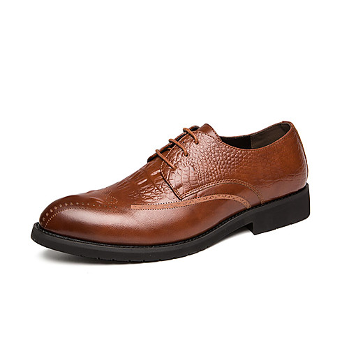 Men's Summer / Fall Business / Classic Daily Office & Career Oxfords Faux Leather Non-slipping Wear Proof Black / Brown
Men's Summer / Fall Business / Classic Daily Office & Career Oxfords Faux Leather Non-slipping Wear Proof Black / Brown