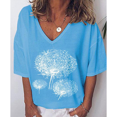 Women's Plus Size T shirt Geometric Round Neck Tops Basic Top Black Gray Light Blue
Women's Plus Size T shirt Geometric Round Neck Tops Basic Top Black Gray Light Blue