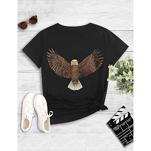 Women's Cartoon Print Loose T-shirt Basic Daily Going out White / Black / Yellow / Blushing Pink / Gray
Women's Cartoon Print Loose T-shirt Basic Daily Going out White / Black / Yellow / Blushing Pink / Gray