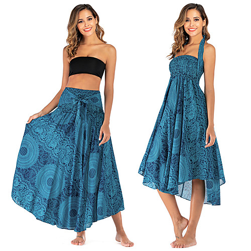 Women's Maxi Skirt Gypsy Dress Asymetric Hem Bohemian Black Fuchsia Orange Dark Green Blue Yoga Pilates Fitness Dress Sport Activewear Comfy Breathable Quick Dry
Women's Maxi Skirt Gypsy Dress Asymetric Hem Bohemian Black Fuchsia Orange Dark Green Blue Yoga Pilates Fitness Dress Sport Activewear Comfy Breathable Quick Dry