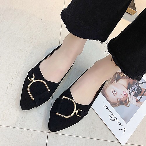 Women's Loafers & Slip-Ons Summer Flat Heel Pointed Toe Daily PU Black / Khaki
Women's Loafers & Slip-Ons Summer Flat Heel Pointed Toe Daily PU Black / Khaki