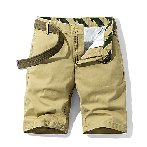 Men's Basic Cotton Slim Chinos Shorts Pants Solid Colored Knee Length Black Red Army Green / Summer
Men's Basic Cotton Slim Chinos Shorts Pants Solid Colored Knee Length Black Red Army Green / Summer
