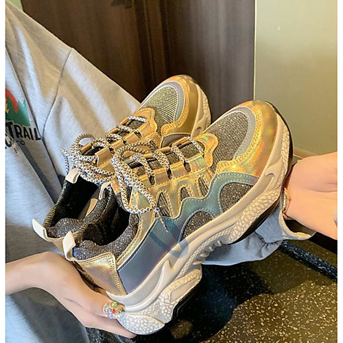 Women's Sneakers Fall & Winter Chunky Heel Round Toe Daily Canvas Over The Knee Boots Gold / Silver
Women's Sneakers Fall & Winter Chunky Heel Round Toe Daily Canvas Over The Knee Boots Gold / Silver
