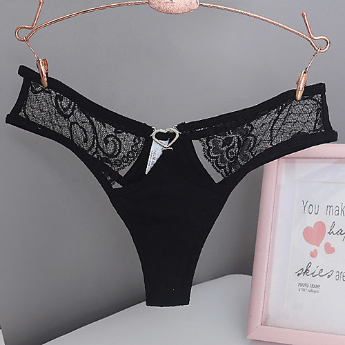 Women's Lace / Cut Out / Mesh G-strings & Thongs Panties - Normal Low Waist Purple Fuchsia Red One-Size 
Women's Lace / Cut Out / Mesh G-strings & Thongs Panties - Normal Low Waist Purple Fuchsia Red One-Size