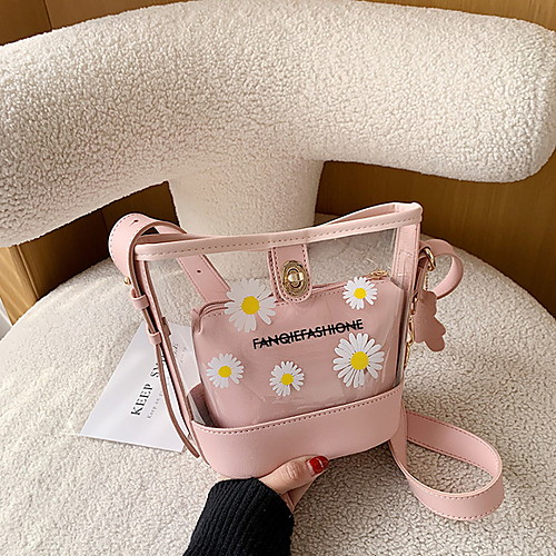 Women's Pattern / Print PVC Crossbody Bag Floral Print White / Black / Purple
Women's Pattern / Print PVC Crossbody Bag Floral Print White / Black / Purple