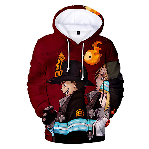 Inspired by Fire Force Cosplay Costume Hoodie Polyster Print Printing Hoodie For Men's / Women's
Inspired by Fire Force Cosplay Costume Hoodie Polyster Print Printing Hoodie For Men's / Women's