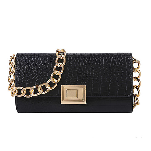 Women's Chain Polyester / PU Crossbody Bag 2020 Solid Color White / Black / Purple
Women's Chain Polyester / PU Crossbody Bag 2020 Solid Color White / Black / Purple