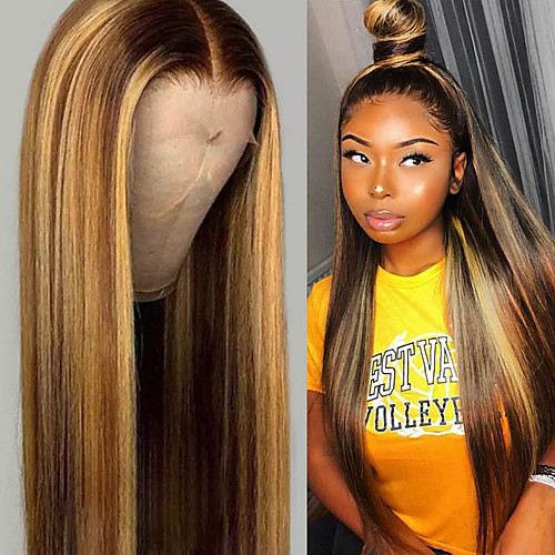 Synthetic Wig Matte Body Wave Middle Part Wig Long Light golden Synthetic Hair 65 inch Women's Sexy Lady Highlighted / Balayage Hair Dark Roots Blonde Brown
Synthetic Wig Matte Body Wave Middle Part Wig Long Light golden Synthetic Hair 65 inch Women's Sexy Lady Highlighted / Balayage Hair Dark Roots Blonde Brown