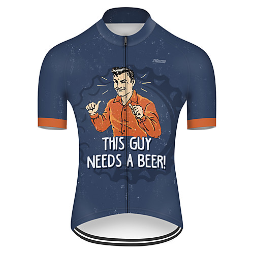 21Grams Men's Short Sleeve Cycling Jersey Nylon Blue / White Funny Oktoberfest Beer Bike Jersey Top Mountain Bike MTB Road Bike Cycling Breathable Quick Dry Sports Clothing Apparel / Micro-elastic
21Grams Men's Short Sleeve Cycling Jersey Nylon Blue / White Funny Oktoberfest Beer Bike Jersey Top Mountain Bike MTB Road Bike Cycling Breathable Quick Dry Sports Clothing Apparel / Micro-elastic