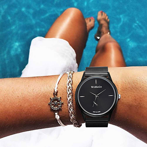 Women's Quartz Watches Casual Elegant Black Silver Gold Stainless Steel Chinese Quartz Rose Gold Gold Silver New Design Casual Watch Cool 1 pc Analog One Year Battery Life
Women's Quartz Watches Casual Elegant Black Silver Gold Stainless Steel Chinese Quartz Rose Gold Gold Silver New Design Casual Watch Cool 1 pc Analog One Year Battery Life