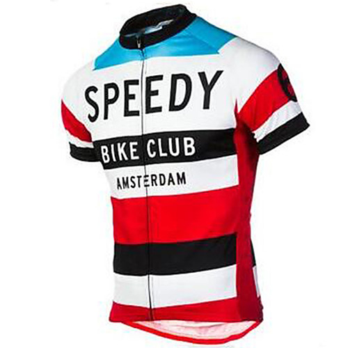 21Grams Men's Short Sleeve Cycling Jersey Red / White Retro Stripes Bike Jersey Top Mountain Bike MTB Road Bike Cycling UV Resistant Quick Dry Breathable Sports Clothing Apparel / Stretchy
21Grams Men's Short Sleeve Cycling Jersey Red / White Retro Stripes Bike Jersey Top Mountain Bike MTB Road Bike Cycling UV Resistant Quick Dry Breathable Sports Clothing Apparel / Stretchy