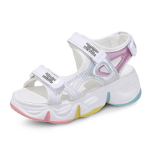Women's Sandals 2020 Summer Flat Heel Round Toe Sweet Dad Shoes Daily Outdoor Sequin Color Block Canvas Water Shoes / Upstream Shoes White / Black
Women's Sandals 2020 Summer Flat Heel Round Toe Sweet Dad Shoes Daily Outdoor Sequin Color Block Canvas Water Shoes / Upstream Shoes White / Black