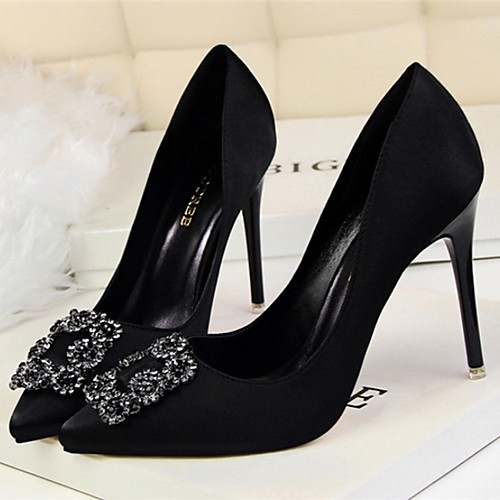 Women's Heels Summer Stiletto Heel Pointed Toe Wedding PU Black / Red / Pink
Women's Heels Summer Stiletto Heel Pointed Toe Wedding PU Black / Red / Pink