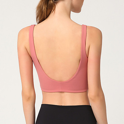 Women's Bra Top Split Removable Pad Solid Color Black Fuchsia Grey Green Elastane Yoga Running Fitness Vest / Gilet Sport Activewear Breathable Comfort Quick Dry High Elasticity
Women's Bra Top Split Removable Pad Solid Color Black Fuchsia Grey Green Elastane Yoga Running Fitness Vest / Gilet Sport Activewear Breathable Comfort Quick Dry High Elasticity