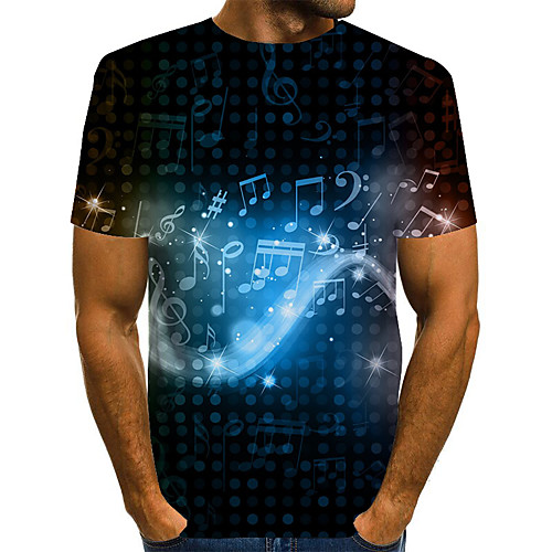 Men's Plus Size Geometric 3D Print T-shirt Street chic Exaggerated Daily Going out Round Neck Rainbow / Short Sleeve
Men's Plus Size Geometric 3D Print T-shirt Street chic Exaggerated Daily Going out Round Neck Rainbow / Short Sleeve